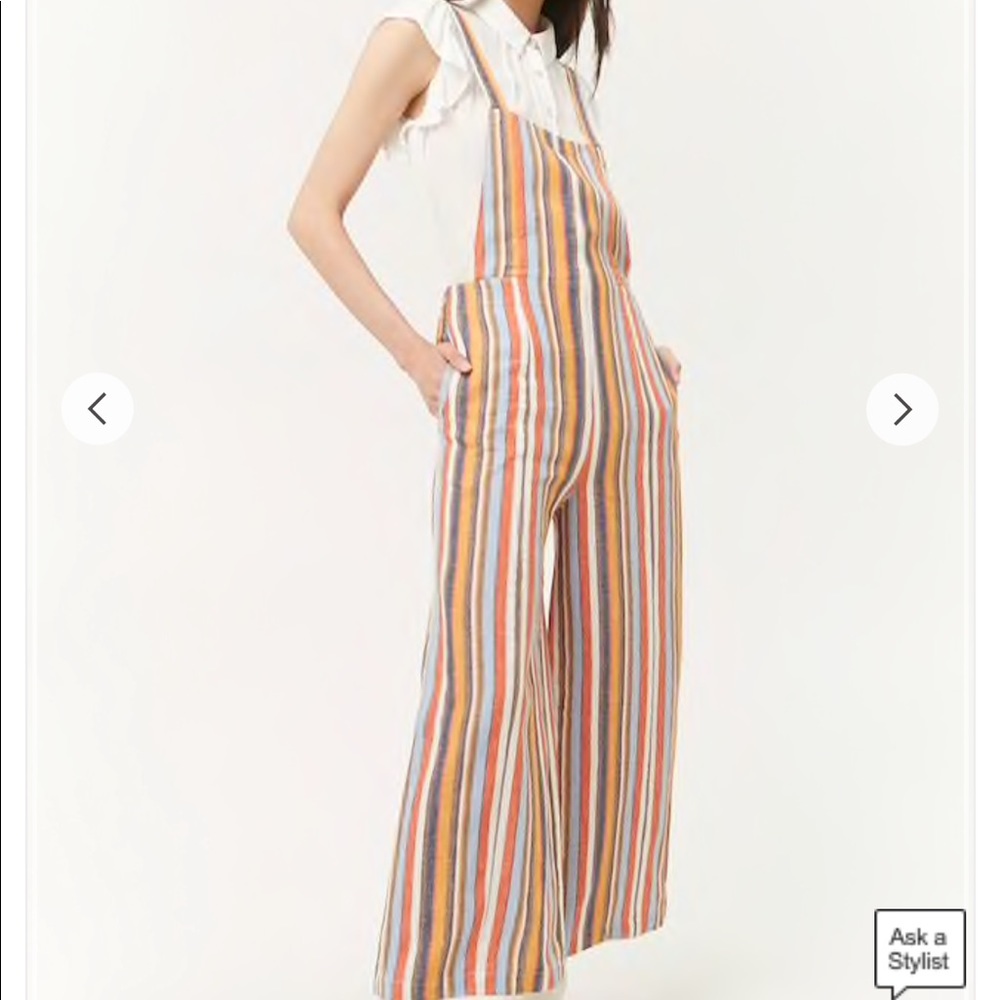 Forever 21 striped romper
